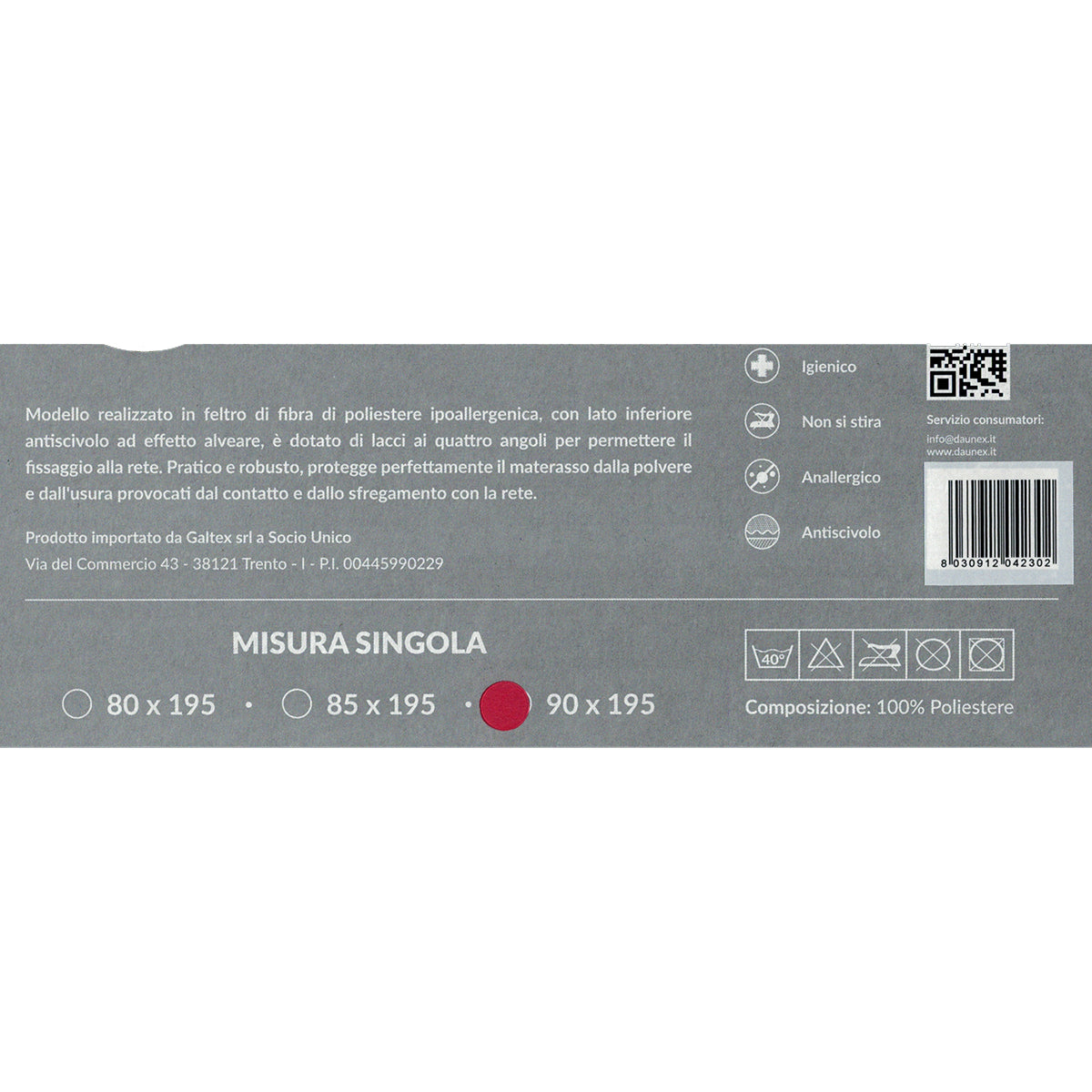 Daunex coprirete antiscivolo art. TEKNO descrizione prodotto