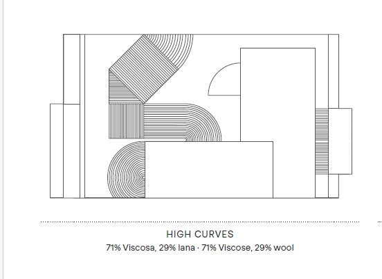 BESANA - Tappeto HIGH CURVES by Laura Pozzi studio