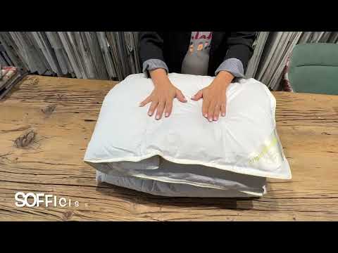 SOFFICEPIUMA® PIUMINO D'OCA VERGINE 45% piumino 55% piumette art. CANAZEI 350 gr/mq INVERNALE