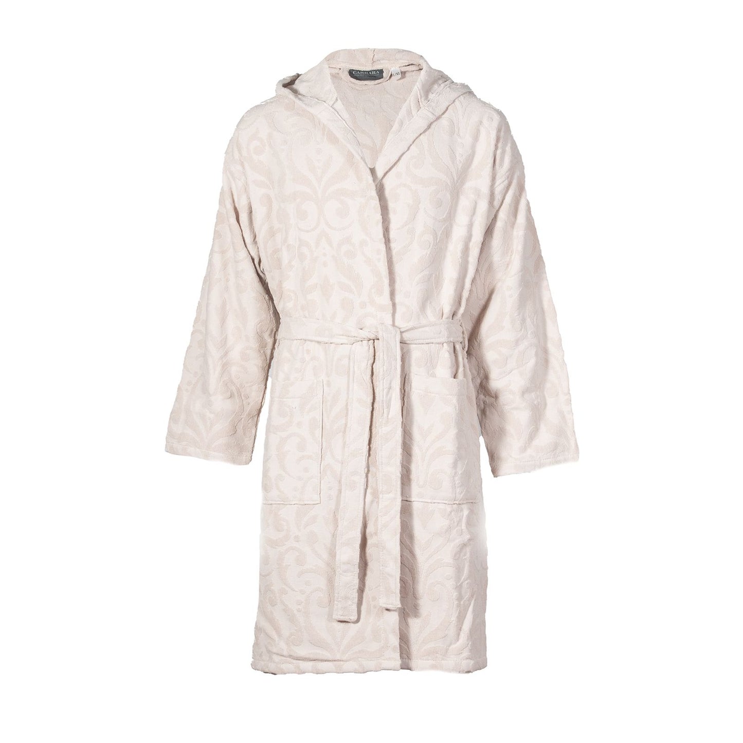 MIRABELLO CARRARA Accappatoio in spugna con cappuccio art. MURANO