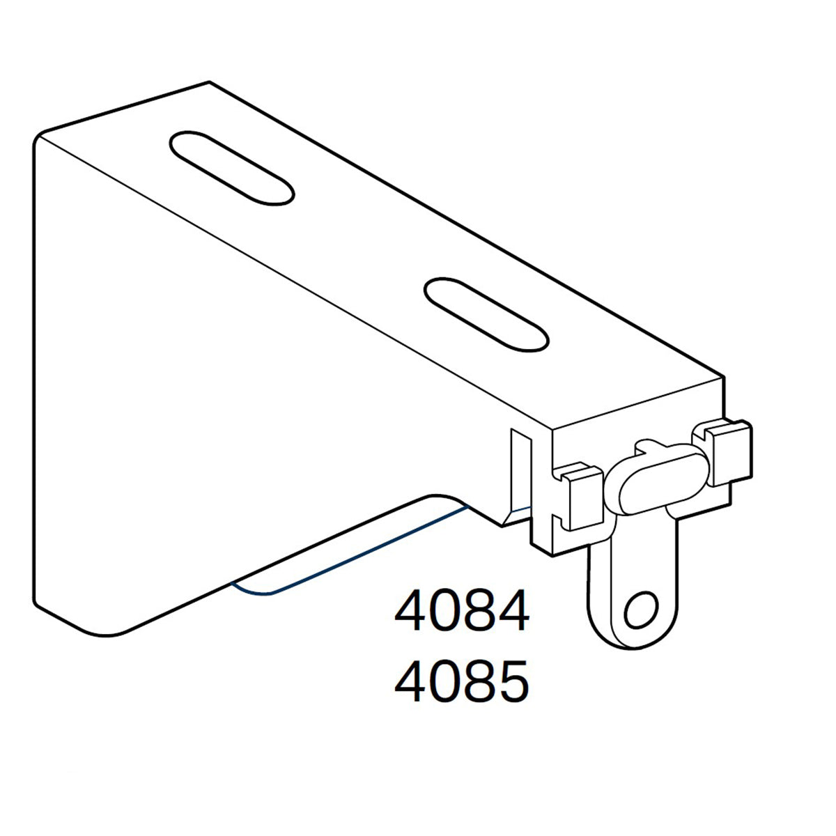 Mottura Supporto a parete Bianco art. 4084 - 4085