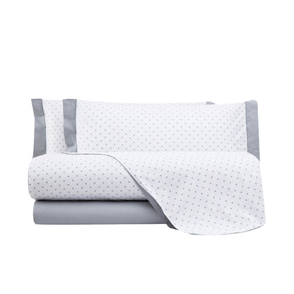 SOFFICEPIUMA® Parure Copripiumino Matrimoniale in 100% cotone MADAPOLAM art. SHAKE