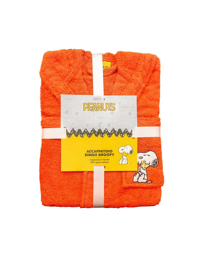 Le Vie del Cotone ACCAPPATOIO in spugna di puro cotone 380 gr/mq art. SNOOPY & WOODSTOCK