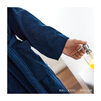 SOFFICEPIUMA® Accappatoio in spugna con Cappuccio e 2 Tasche Art. SOFT