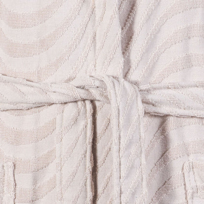 MIRABELLO CARRARA Accappatoio in spugna con cappuccio art. MURANO