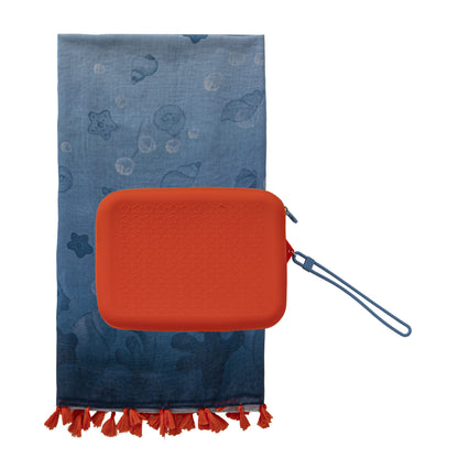 THUN Pareo + Pochette in silicone Collezione "Mare da Amare" art. SET 2