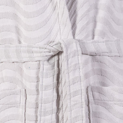 MIRABELLO CARRARA Accappatoio in spugna con cappuccio art. MURANO