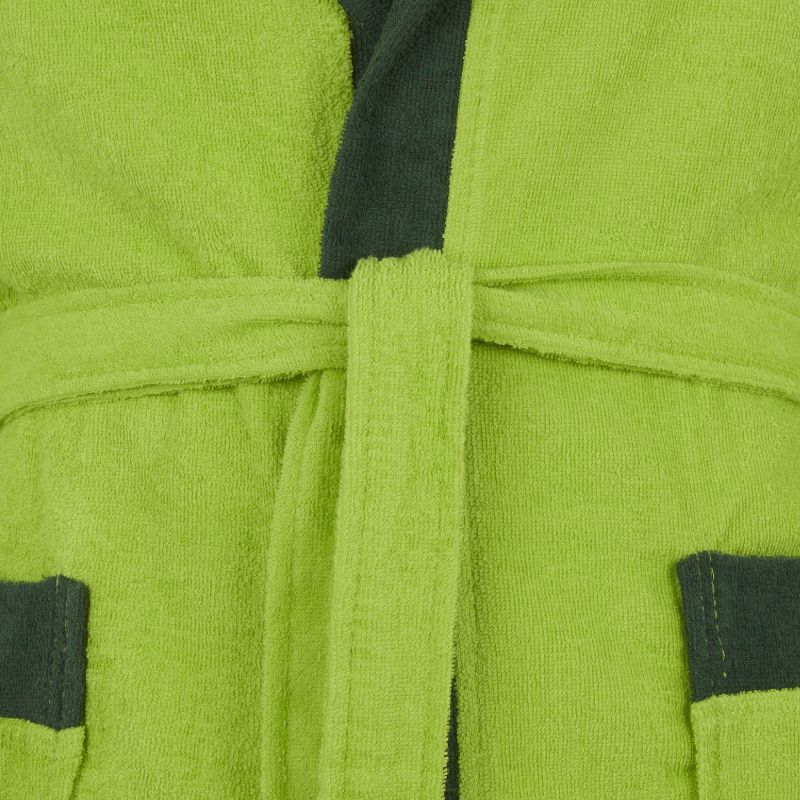 2 VERDE MELA VOYAGE mirabello carrara accappatio spugna uomo donna sofficepiuma