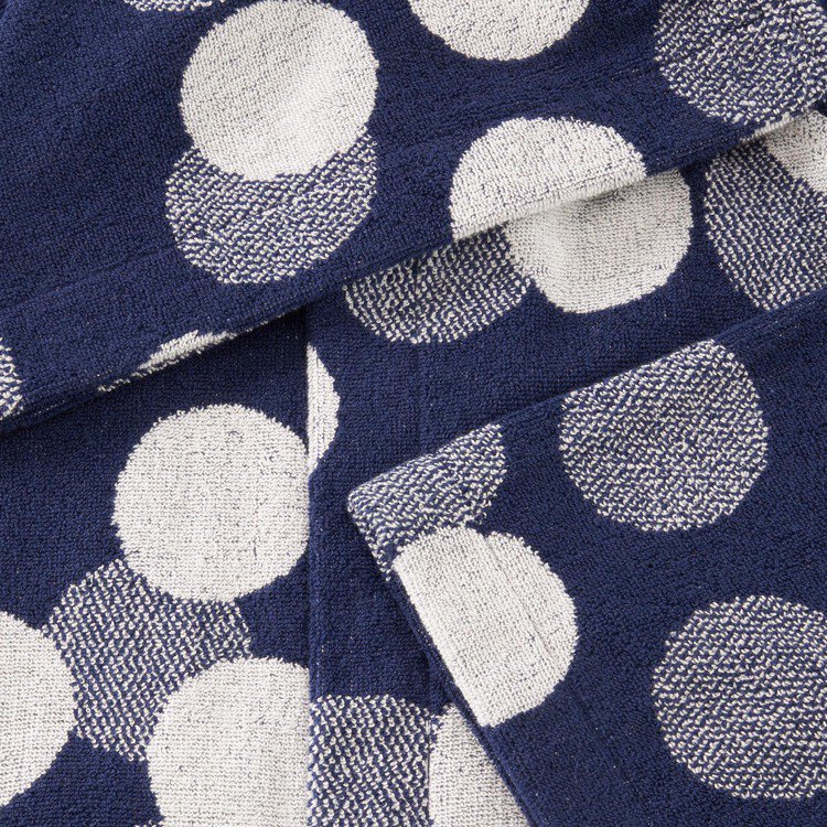 Bassetti Accappatoio uomo donna con cappuccio in jacquard tinto filo di puro cotone art. CIRCLE TIME