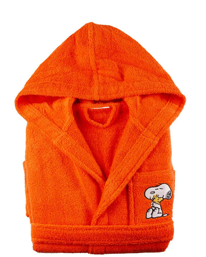 Le Vie del Cotone ACCAPPATOIO in spugna di puro cotone 380 gr/mq art. SNOOPY & WOODSTOCK