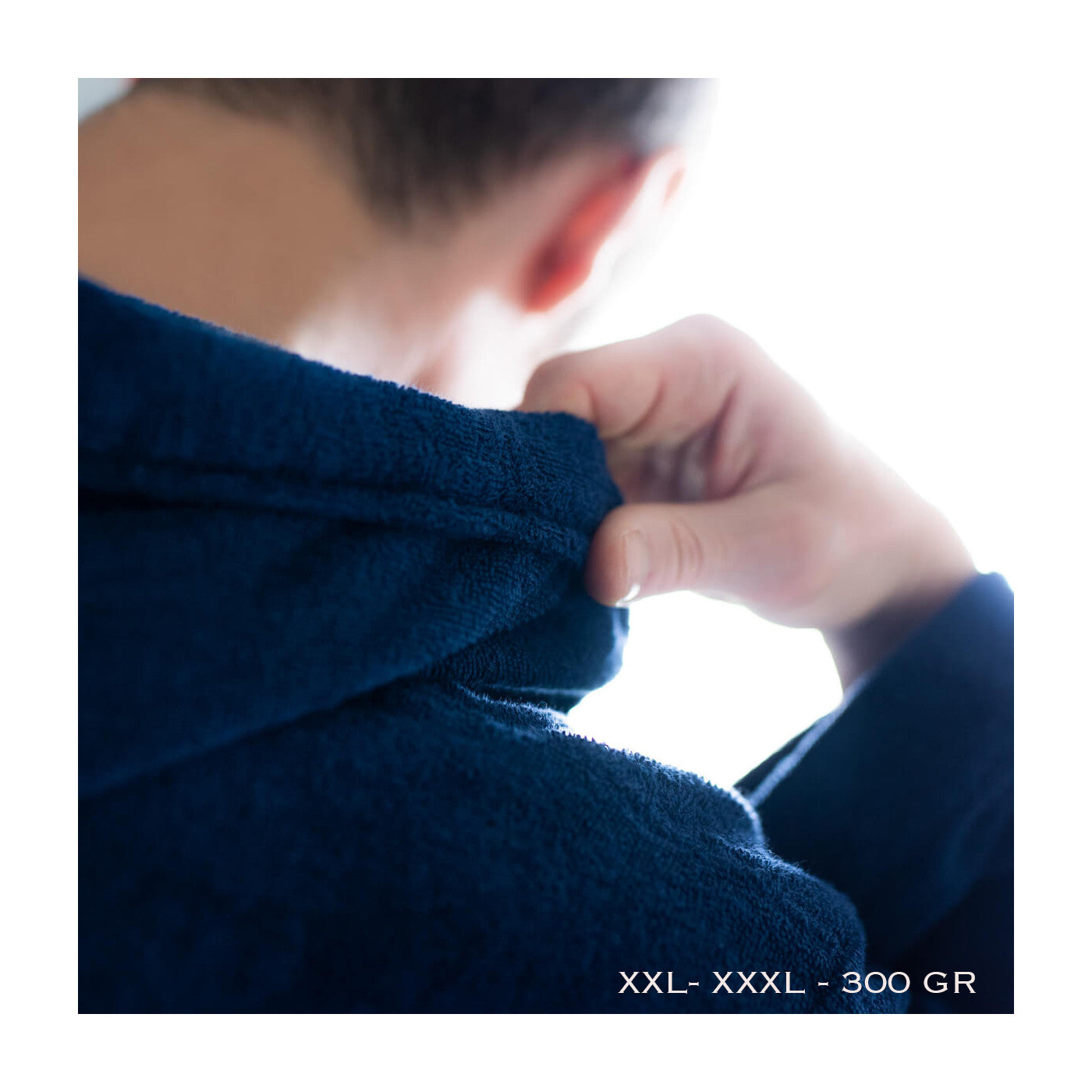 SOFFICEPIUMA® Accappatoio in spugna con Cappuccio e 2 Tasche Art. SOFT