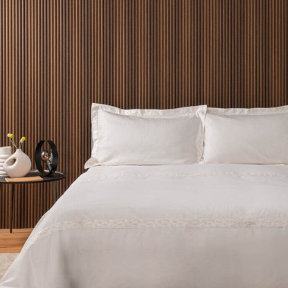 ZUCCHI ESSENTIAL Parure Copripiumino matrimoniale in raso di puro cotone 110 fili art. FRUA