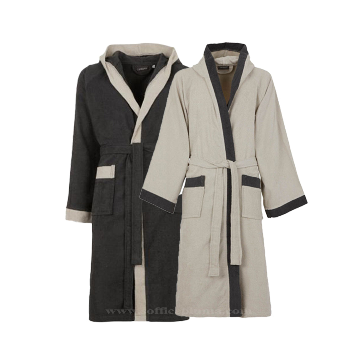 3 GRIGIO GHIACCIO VOYAGE mirabello carrara accappatio spugna uomo donna sofficepiuma