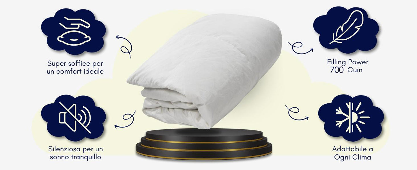 DAUNEX Piumino d'oca 100% piumino d'oca art. ROMEO