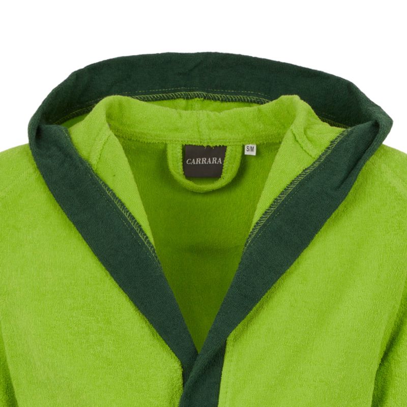 3 VERDE MELA VOYAGE mirabello carrara accappatio spugna uomo donna sofficepiuma