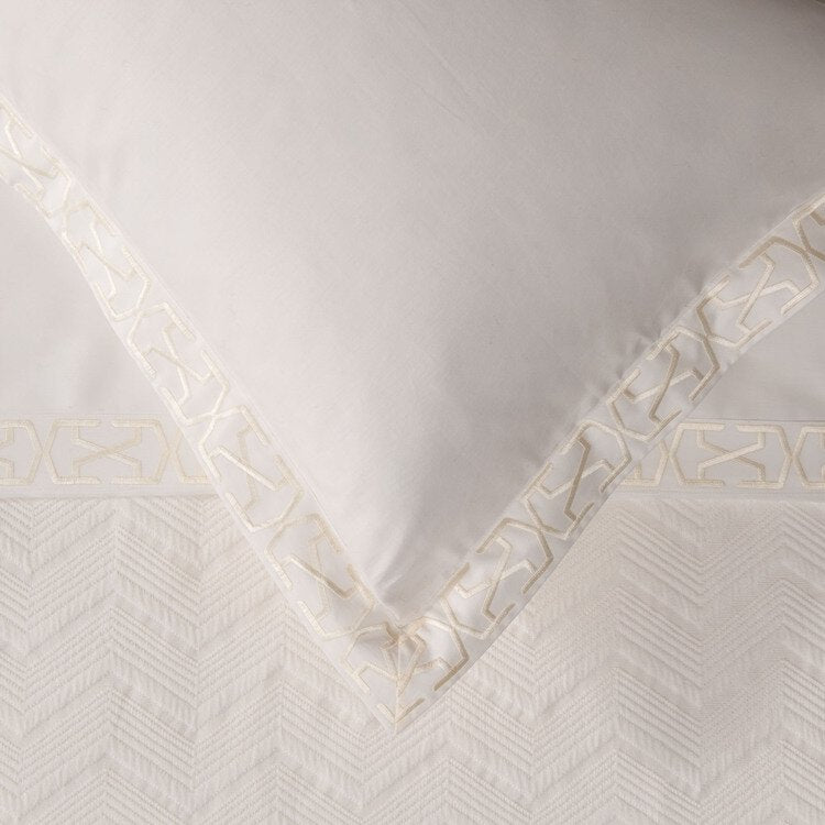 ZUCCHI ESSENTIAL Parure Copripiumino matrimoniale in raso di puro cotone 110 fili art. FRUA