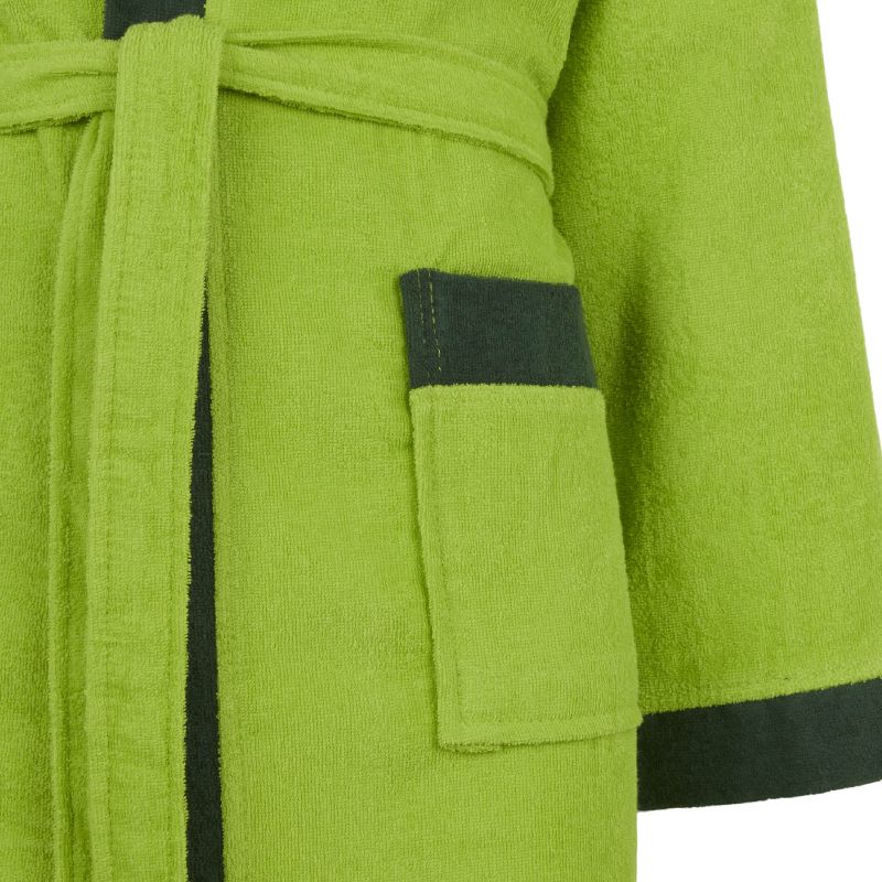 4 VERDE MELA VOYAGE mirabello carrara accappatio spugna uomo donna sofficepiuma