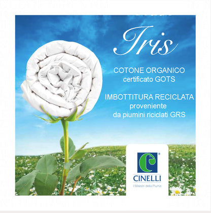 CINELLI NATURA Guanciale letto 70% piumino - 30% piuma europea RICICLATA GRS art. NATURE