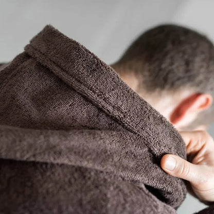 SOFFICEPIUMA® Accappatoio in spugna con Cappuccio e 2 Tasche Art. SOFT