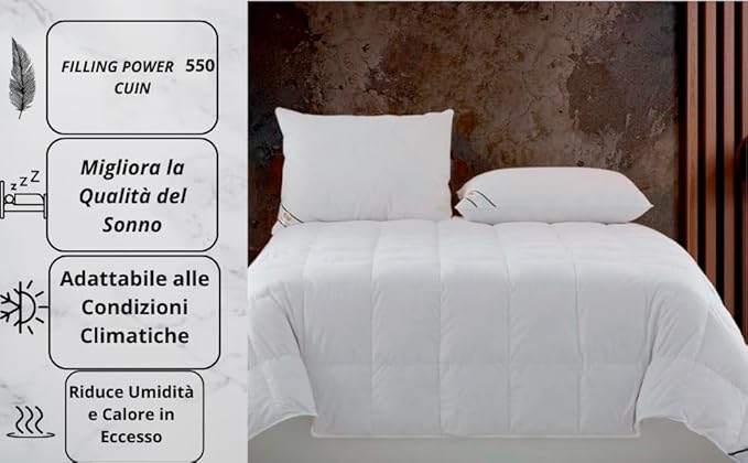 SOFFICEPIUMA®by MOLINA Piumino d'oca art. MORFEO