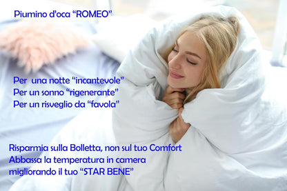 DAUNEX Piumino d'oca 100% piumino d'oca art. ROMEO