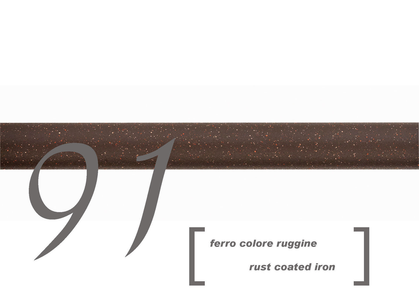 Scaglioni Bastone ferro battuto per tende diametro 20mm art. ARAE