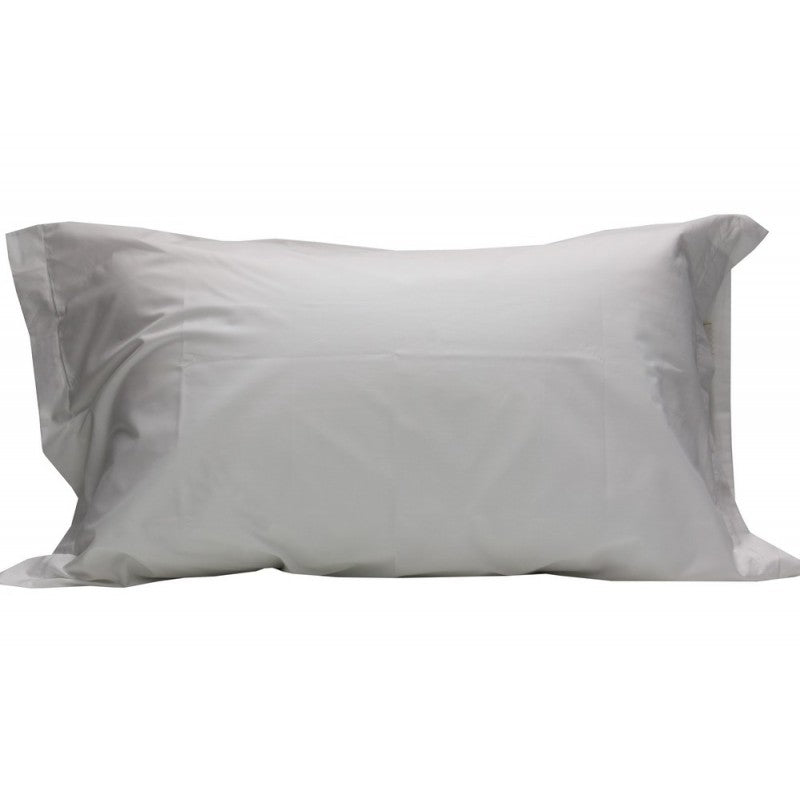 BIANCO SOFFICEPIUMA federe tinta unita 2 volani