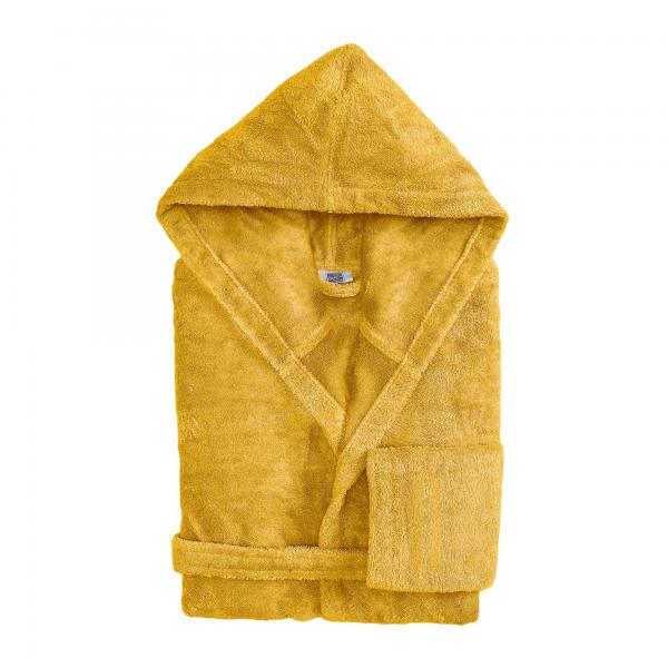 BiancoPerla Accappatoio con Cappuccio in Spugna di puro cotone 530gr art. PERLA