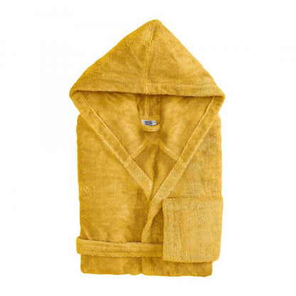 BiancoPerla Accappatoio con Cappuccio in Spugna di puro cotone 530gr art. PERLA