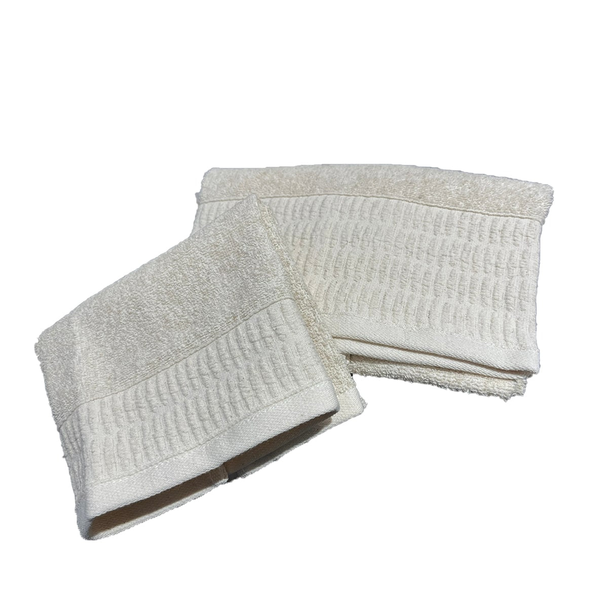 Sofficepiuma COPPIA Asciugamani in spugna di cotone art. LINEN