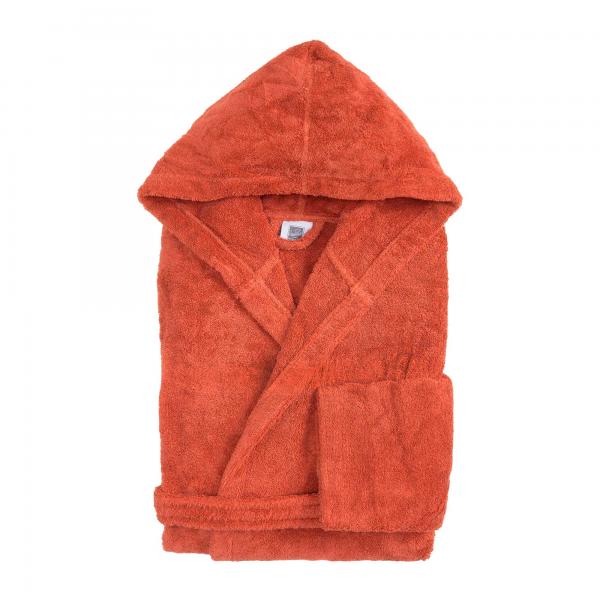 BiancoPerla Accappatoio con Cappuccio in Spugna di puro cotone 530gr art. PERLA