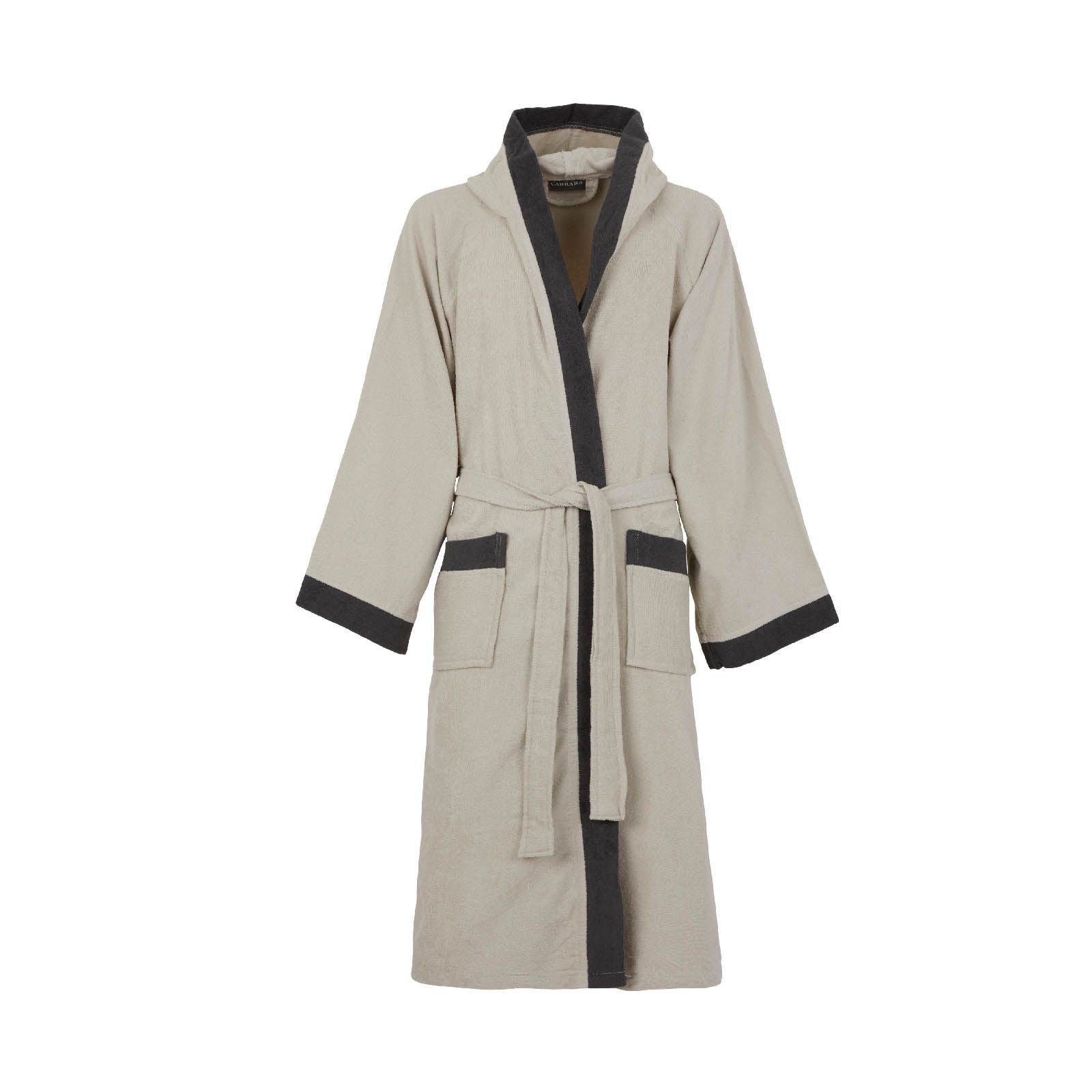 GRIGIO GHIACCIO VOYAGE mirabello carrara accappatio spugna uomo donna sofficepiuma