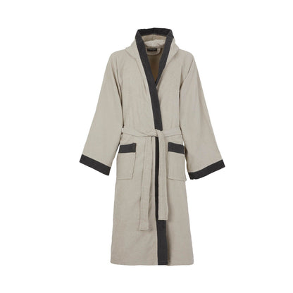 GRIGIO GHIACCIO VOYAGE mirabello carrara accappatio spugna uomo donna sofficepiuma