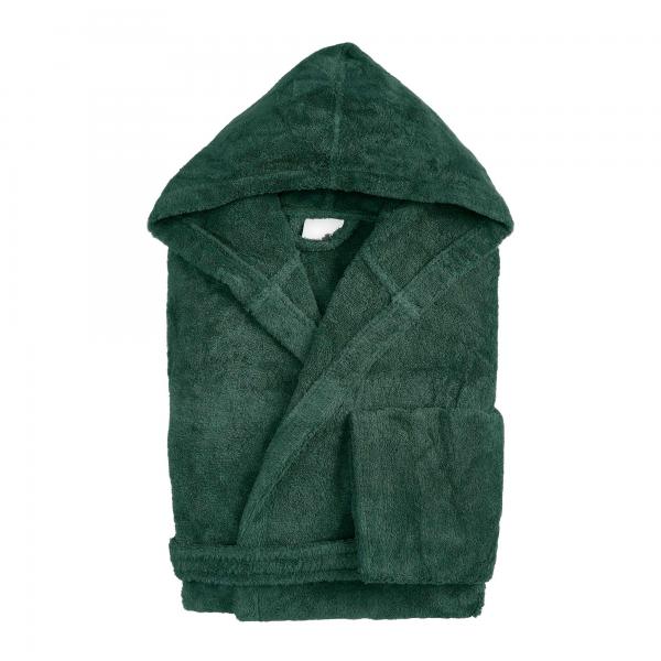 BiancoPerla Accappatoio con Cappuccio in Spugna di puro cotone 530gr art. PERLA