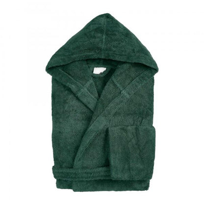 BiancoPerla Accappatoio con Cappuccio in Spugna di puro cotone 530gr art. PERLA