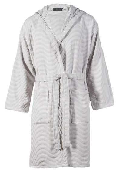 MIRABELLO CARRARA Accappatoio in spugna con cappuccio art. MURANO