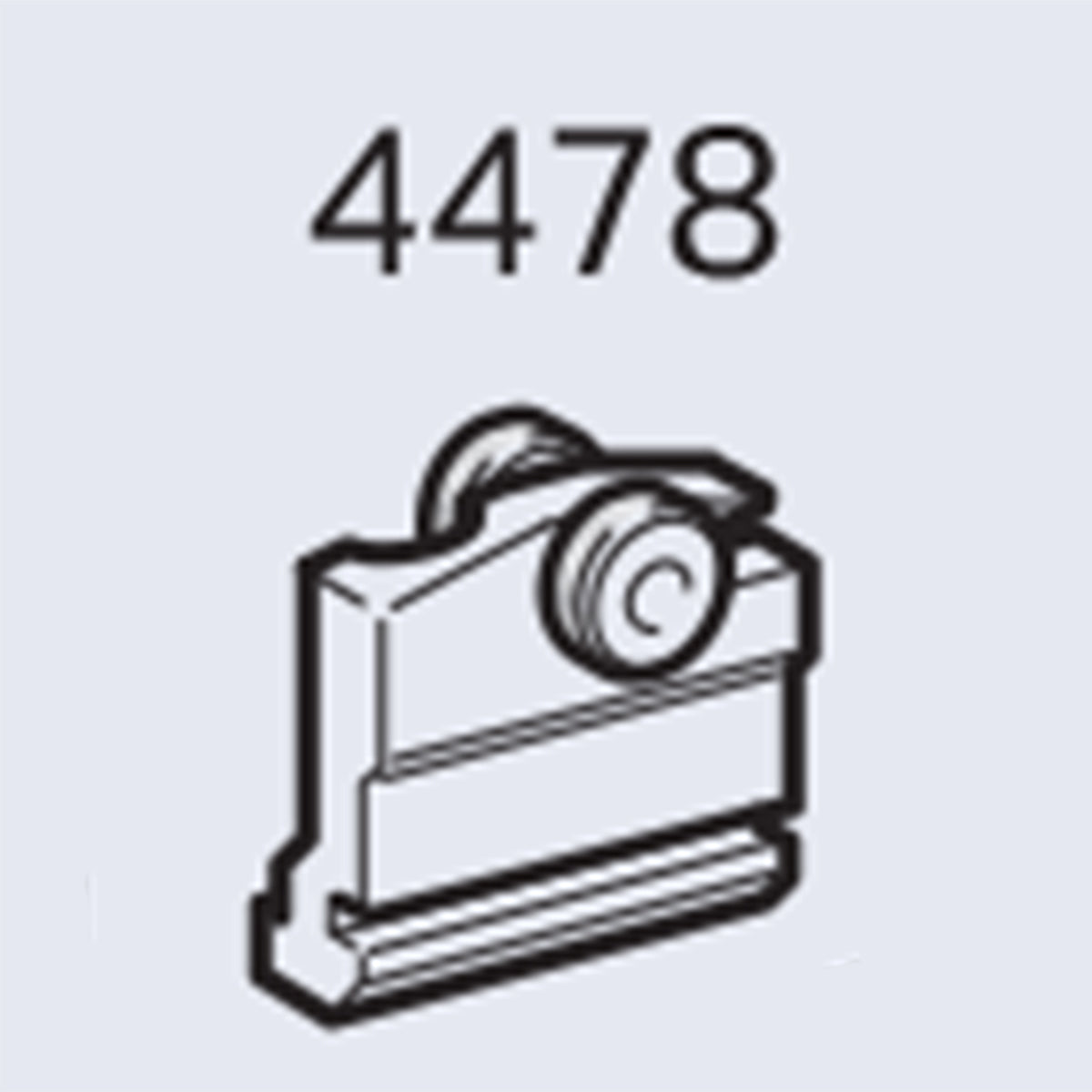 Ricambi telaio Binario Pannelli art. Oriente Mottura portatelo, angolare T, angolare L, supporti a rulli portateli, chiavette girevoli di fissaggio