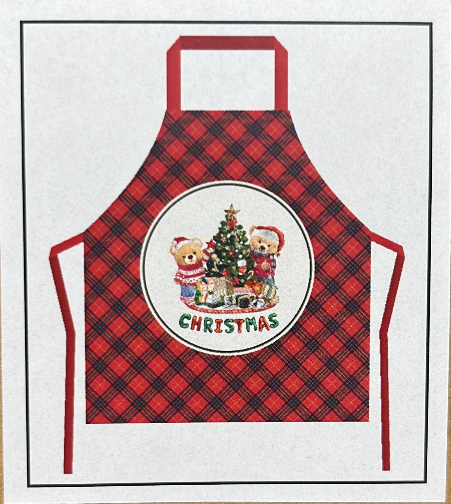 MAE' by Via Roma 60 Grembiule cucina in cotone art. XMASTIME dis. ORSETTI