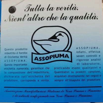 SOFFICEPIUMA®by MOLINA Piumino d'oca vergine bianca siberiana art. GILDA TOP 4 punti calore Informazioni prodotto