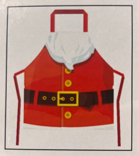 MAE' by Via Roma 60 Grembiule cucina in cotone art. XMASTIME dis. SANTACLAUS