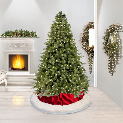 Maè by Via Roma 60 Copribase per albero di Natale  Xmas Time in tessuto velvet art. SANTA CLAUS