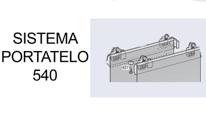 Ricambi telaio Binario Pannelli art. Oriente Mottura portatelo, angolare T, angolare L, supporti a rulli portateli, chiavette girevoli di fissaggio