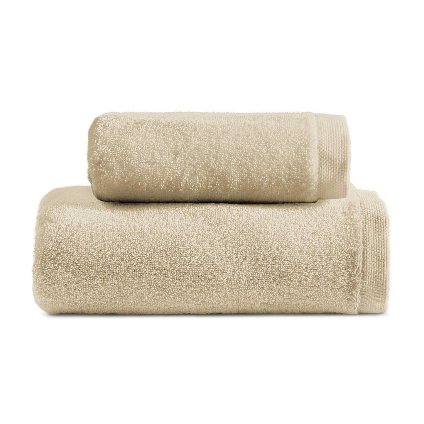 SOFFICEPIUMA BEACH biancoperla coppia asciugamani viso ospite set Opale Spugna2