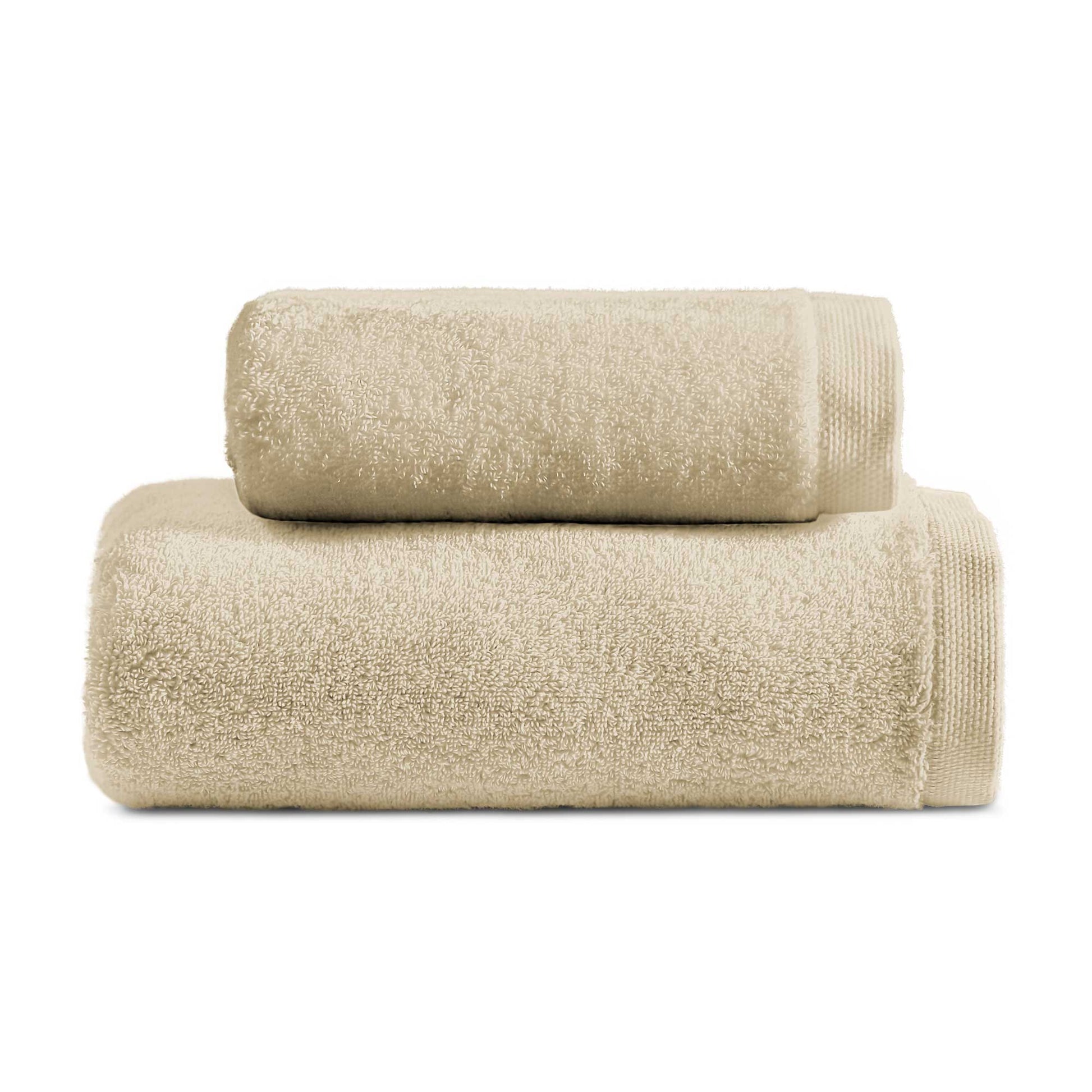 SOFFICEPIUMA BEACH biancoperla coppia asciugamani viso ospite set Opale Spugna2