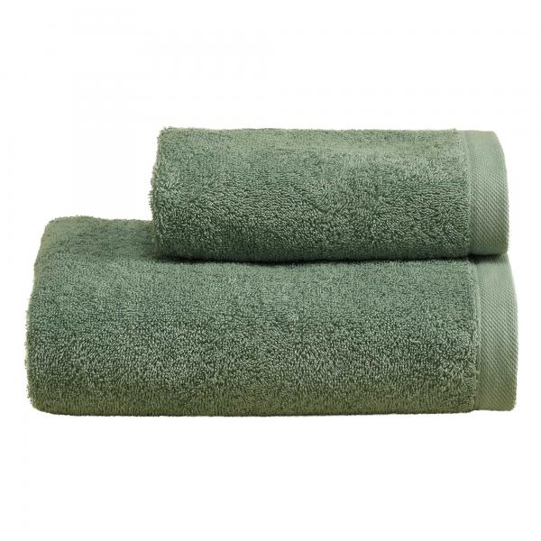 BiancoPerla Coppia Asciugamani in Spugna di puro cotone 530gr art. PERLA