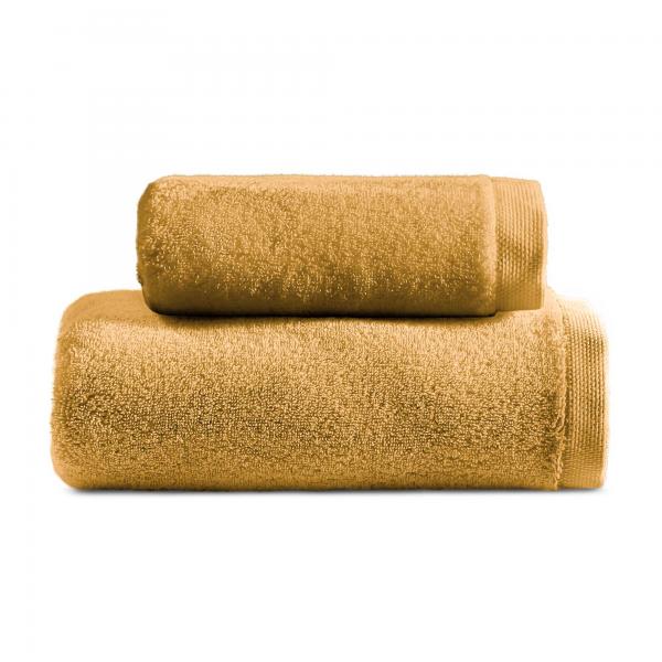 SOFFICEPIUMA BRONZO biancoperla coppia asciugamani viso ospite set Opale Spugna2