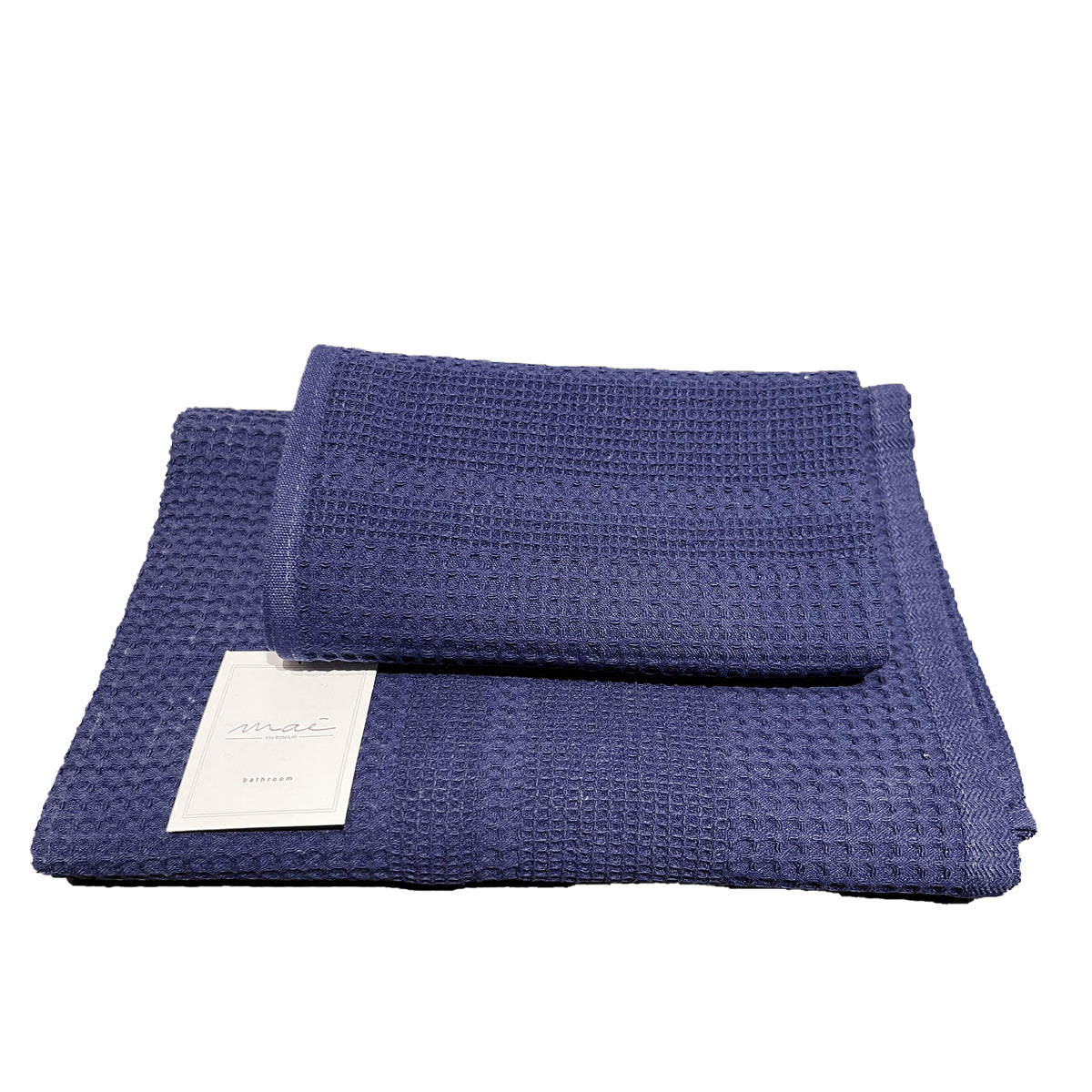 MAE' BY VIA ROMA 60 Coppia Asciugamani 1+1 nido d'ape art. INCAS