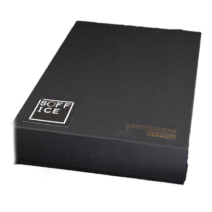 SOFFICEPIUMA COPRIPIUMINO GRANFOULARD BASSETTI serie limitata sulmuna floreale fiori nero fantasia sconto outlet offerta