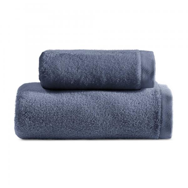 SOFFICEPIUMA DENIM biancoperla coppia asciugamani viso ospite set Opale Spugna2