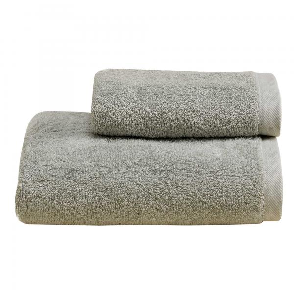 BiancoPerla Coppia Asciugamani in Spugna di puro cotone 530gr art. PERLA